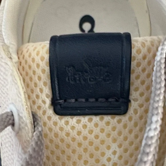 Coach Cream and Navy Sneakers - Picture 8 of 8